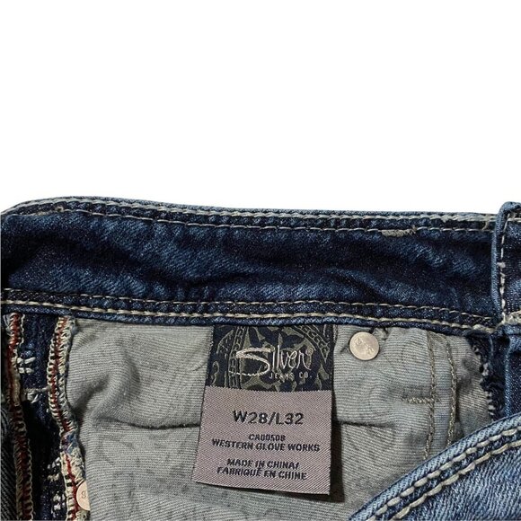 Silver Tuesday Straight Distressed Women's Jeans W28/L32.Good Preowned Condition - Picture 5 of 10